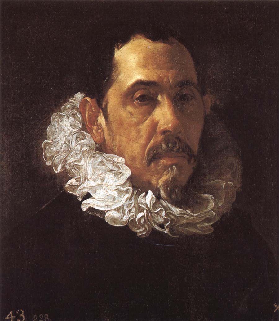 VELAZQUEZ, Diego Rodriguez de Silva y The man wearing beard